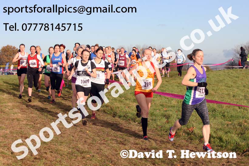 Senior womens 2017 Start Fitness North Eastern Harrier League, Aykley Heads, Durham. Photo:  David T. Hewitson/Sports for All Pics
